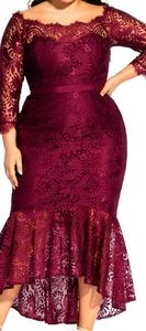 NWT Gorgeous City Chic Lace Dress